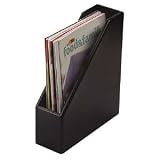 Rolodex 62536 Wood Tones Magazine File, 3 1/2W x 10 1/4D x 11 3/4H, Black