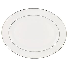 Lenox Continental Dining Platinum 16-Inch Platter by Lenox