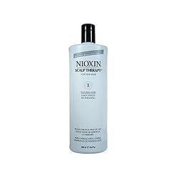 Nioxin Scalp Therapy for Fine Hair, System 1, Natural Hair Early Stages of Thinning, 33.8-Oz Conditioner