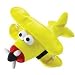 Yellow Stunt Plane Stanley Squeaky Plush Dog Toy