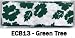 HeatMax EverCool Cooling Bandanas. Green Tree, Pack of 10 - Reusable