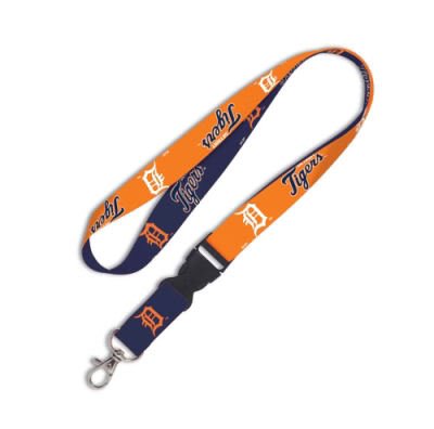 Detroit Tigers MLB Major League Baseball Sports Team Detachable Lanyard with Key Ring