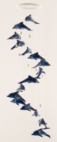 Dolphin Swimming Wind Chimes