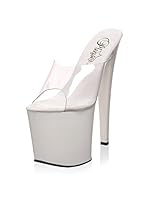 Pleaser Sandalias de tacón (Blanco)