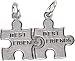 Best Friend/Puzzle Piece Charm by Rembrandt Charms