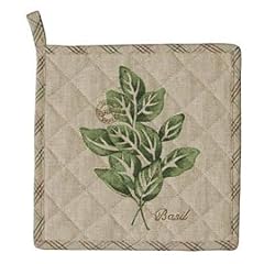 Clayre & Eef - HC45 1 Topflappen Serie Herbs Check