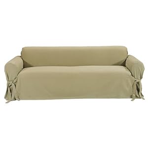 Classic Slipcovers Brushed Twill Sofa Slipcover