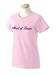 Custom embroidered Maid of Honor ladies t-shirt