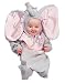 Baby Elephant Bunting Costume Size 0-9 Months
