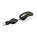 TOOGOO Black Mini Retractable USB Optical Scroll Wheel Mouse For PC