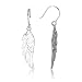Sterling Silver Angel Wing Drop Earrings