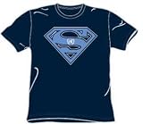 Superman U.N. United Nations Flag Adult Navy Blue T-shirt Tee Shirt