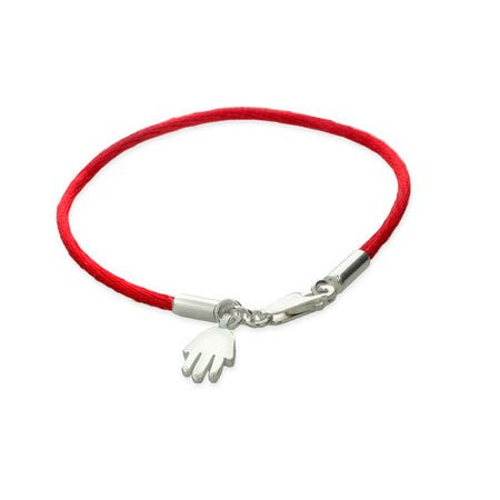 Eve's Addiction Magical Protection Sterling Silver Hamsa Bracelet