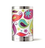 Wine Bottle Stopper, Tipsy, Abstract, Stainless Steel Bottle Stopper w/ Designer Art in Gift Box