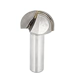 uxcell U溝ルータービット　ルータビット　ウッドワーカー12.7mm x 28.6mm　コアボックス　シルバートーン