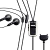 Black and Silver Stereo Headset with On/Off Switch for Nokia E60 / E61 / E62 / E70 / N70 / N71 / N73 / N80 / N92 / N93 / 3200 / 3205 / 3250 / 3587i / 5100 / 5140i / 6070 / 6100 / 6101 / 6102 / 6102i / 6103 / 6111 / 6125 / 6131 / 6155i / 6170 / 6225 / 6230 / 6233 / 6255i / 6256i / 6265i / 6270 / 6280 / 6282 / 6585 / 6600 / 6610 / 6620 / 6682 / 6800 / 7210 / 7250i / 7360 / 7370 / 9300 / 9500 / VI-3155i [OEM] HS-23 from Eforcity