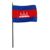 Cambodia Flag 4 x 6 inch