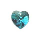 Cristal Swarovski - Coeurs bleu zircon (2)