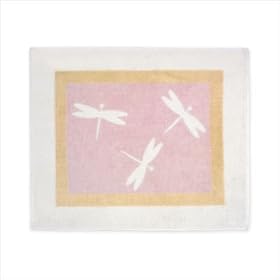 Pink Dragonfly Dreams Accent Floor Rug