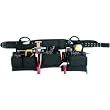 Custom Leathercraft 5605M Black, 18-Pocket, 5-Piece, Professional Carpenters Combo