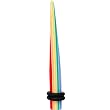 4 Gauge Acrylic Colorful Striped Taper