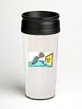 16 oz. Double Wall Insulated Tumbler with dolphin - Paper Insert
