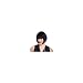 New Womens 20s Black Bob Flapper Costume Wig Hairpiece Womens Standard
