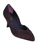 SALPY Tiffany Suede Pump in Plum