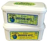 Pet Supplies : Earthbath Natural Grooming Wipes Green Tea Leaf Fragrance 100 wipes per container