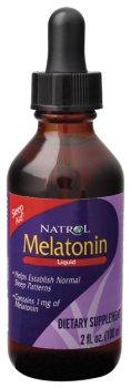 Natrol - Liquid Melatonin (Sleep Aid), 1 mg, 2 oz