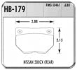 Hawk Performance HB179F630 Brake Pads Nissan 300Zx