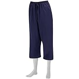 Russell Athletic Women's Gym Capri, Navy, Medium