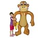 Jumbo Inflatable Monkey -Over 5 Feet Tall!