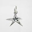 Little Folk Art Star Charm in Sterling Silver, #9205
