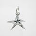 Little Folk Art Star Charm in Sterling Silver, #9205