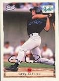Greg LaRocca, Rancho Cucamonga Quakes - Padres Affiliate, 1995 Classic Best Autographed Card