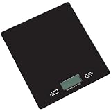Home Zone DKS-10 Slim Modern Design 5kg Digital Kitchen Scales - Finished in Black