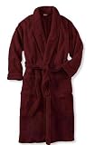 Burgundy XXL Terry Bathrobe. Heavy 22oz. Full Length 51 Inches
