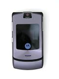 Motorola RAZR V3i Unlocked Cell Phone with MP3/Video Player, MicroSD Slot--International Version with Warranty (Silver)