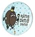 Hostess King Ding Dong Button