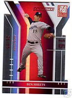 BEN SHEETS 2004 Donruss Elite Extra Edition #150 ASPIRATIONS DIE CUT PARALLEL Card #26 of only 85 Made! OAKLAND ATHLETICS baseball