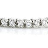 14K White Gold Diamond Bracelet -- 3.00 Ct. I1-I2 J/K