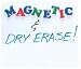 MAGNETIC DRY ERASE BOARD 9 X 12