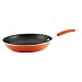 Kitchen & Housewares : Rachael Ray Orange Porcelain 10' Skillet - Orange Silicone Handle