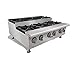 APW Wyott HHPS-848I 48" 8 Burner Countertop Step-Up Cookline Gas Hotplate