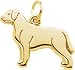   - Dog: Labrador Retriever, 14K Yellow Gold Charm by Rembrandt Charms