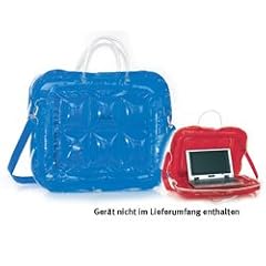 Sushi aufblasbare Notebooktasche, bis 10,2 Zoll blau