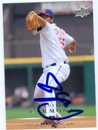 Fausto Carmona Autographed/Hand Signed Baseball Card (Cleveland Indians)