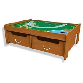Train Table - Honey w  2 Trundle's Set by CutieBeauty kI