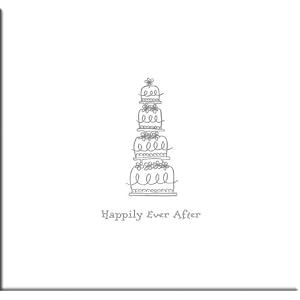 Pioneer MB-10WBTCAKESLVR 12-by-12-Inch Wedding-Theme Memory Book with White Moire Cover, Cake